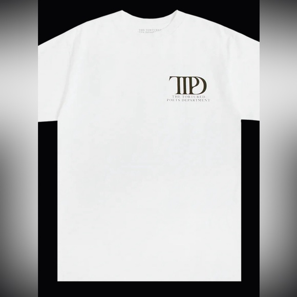 BRAND NEW Authentic The Tortured Poets Department White T-Shirt Size XL - Picture 4 of 7